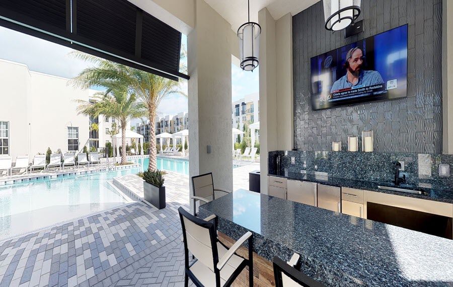 The District Boynton - Boynton Beach, FL apartments - outdoor lounge