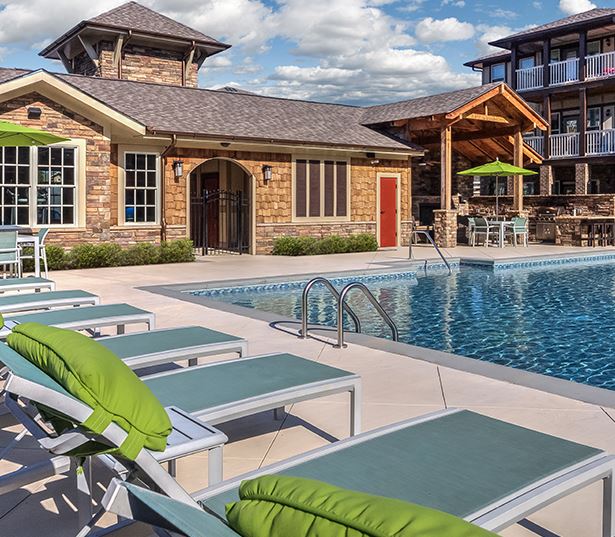 Adams Creek apartments near Mall of Georgia - Artisan Station pool