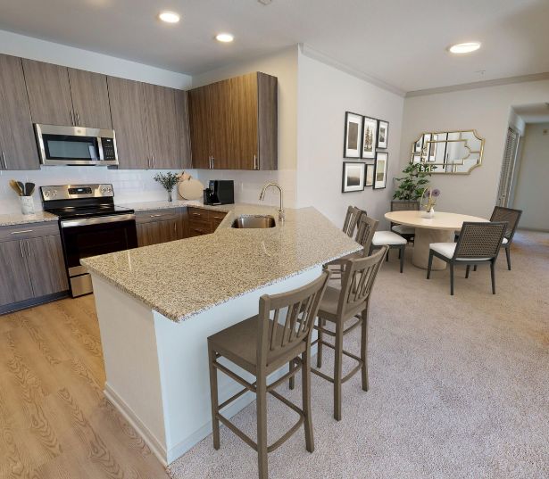 Slaughter Lane apartments for rent in South Austin - Ridgeview 1147 SF floor plan Virtual Tour