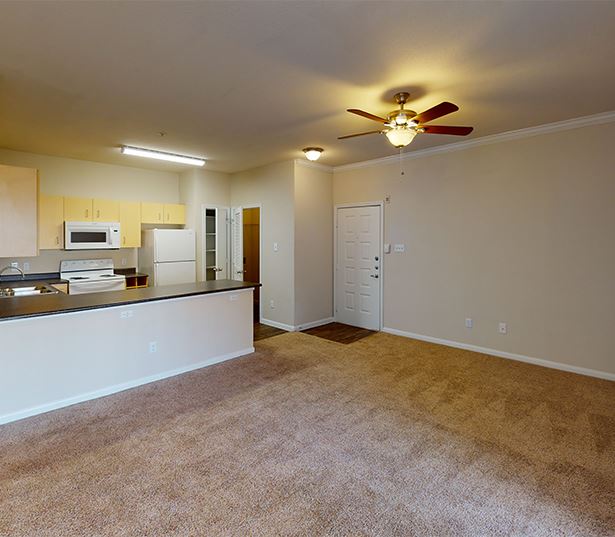 Ridgeview apartments for rent in Southwest Austin - 792 SqFt Floor Plan