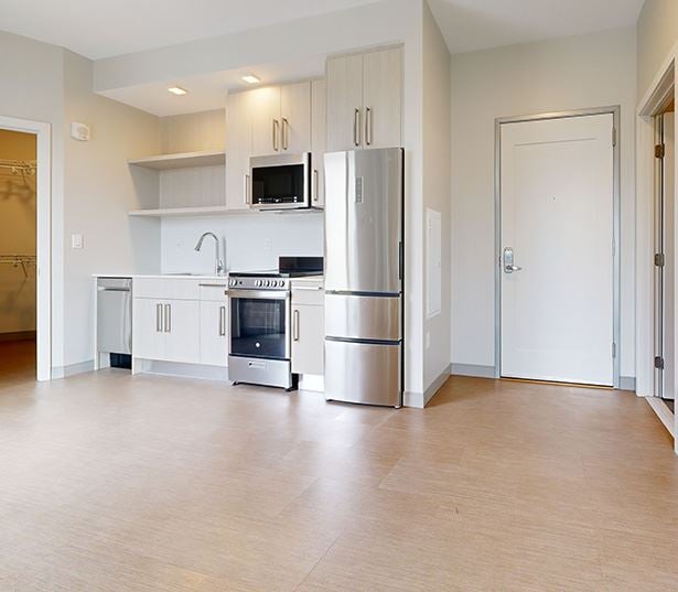 1 Bedroom Apartments in Jamaica Plain - Velo Forest Hills - S1 Floor Plan Virtual Tour