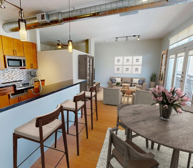 Golden Triangle Apartments - The Boulevard - Larimer Floor Plan 3D Tour