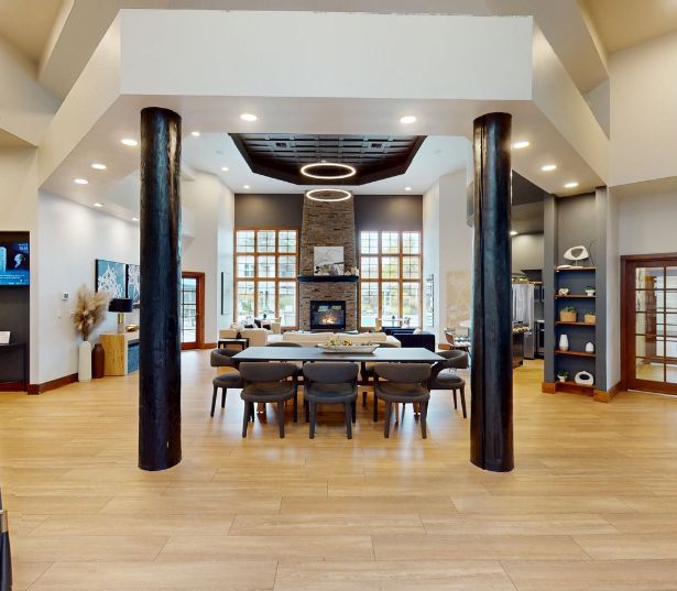 Novelty Hill Road apartments near Aerotek - The Lodge at Redmond Ridge - Clubhouse and Media Room Virtual Tour