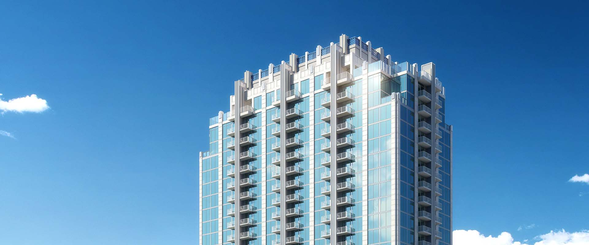 High rise apartments Nashville - SkyHouse Nashville exterior 