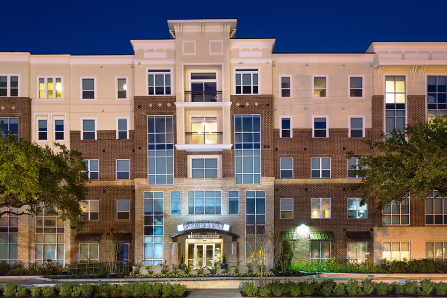 Rice Village Apartments in Houston, TX - District at Greenbriar - Exterior