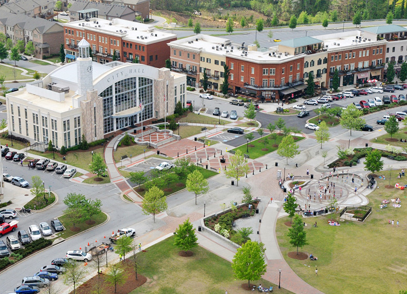 Suwanee apartment homes - Artisan Station neighborhood 