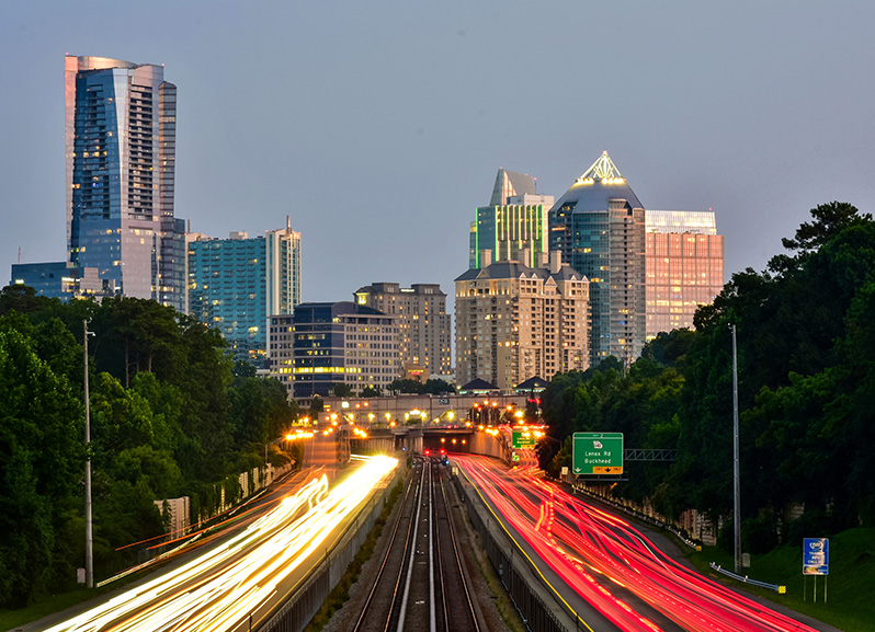 Buckhead Atlanta luxury apartments - The Residence Buckhead Atlanta neighborhood 