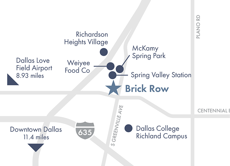 Brick Row Apartments for Rent in Plano Richardson, TX