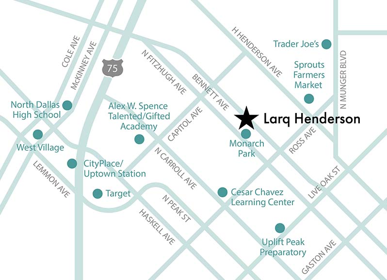 Larq Henderson Apartments Rentals in Knox Henderson, Dallas