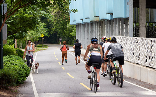 Woodmont Triangle Bethesda Apartments - The Camille - Nearby trails