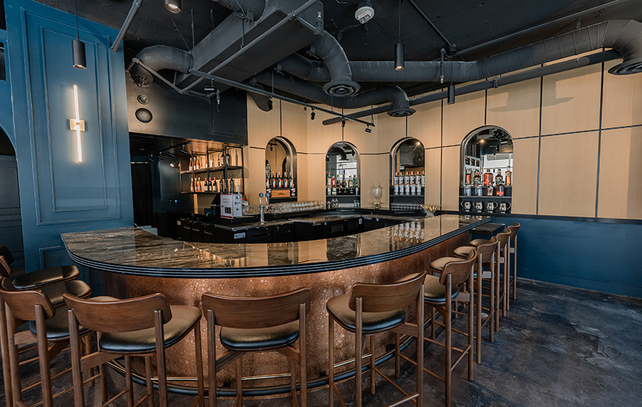 Galleria Houston Apartments - SkyHouse River Oaks - Aero Cocktail Co onsite
