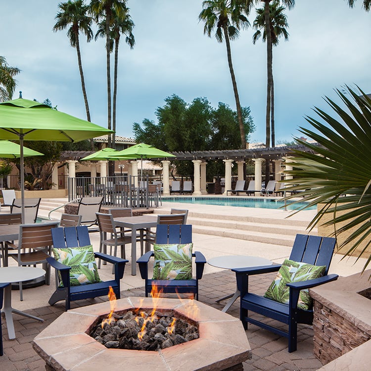 San Carlos Apartments for Rent in North Scottsdale - firepit