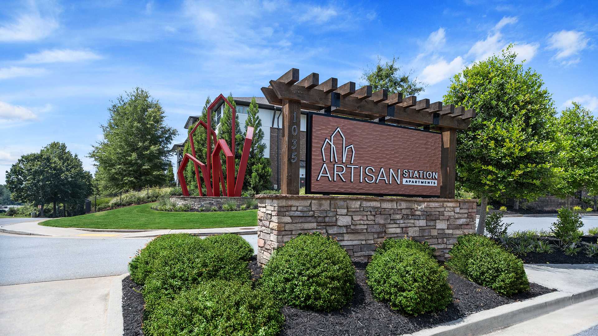 Apartments in Suwanee, GA - Artisan Station Apartments Exterior