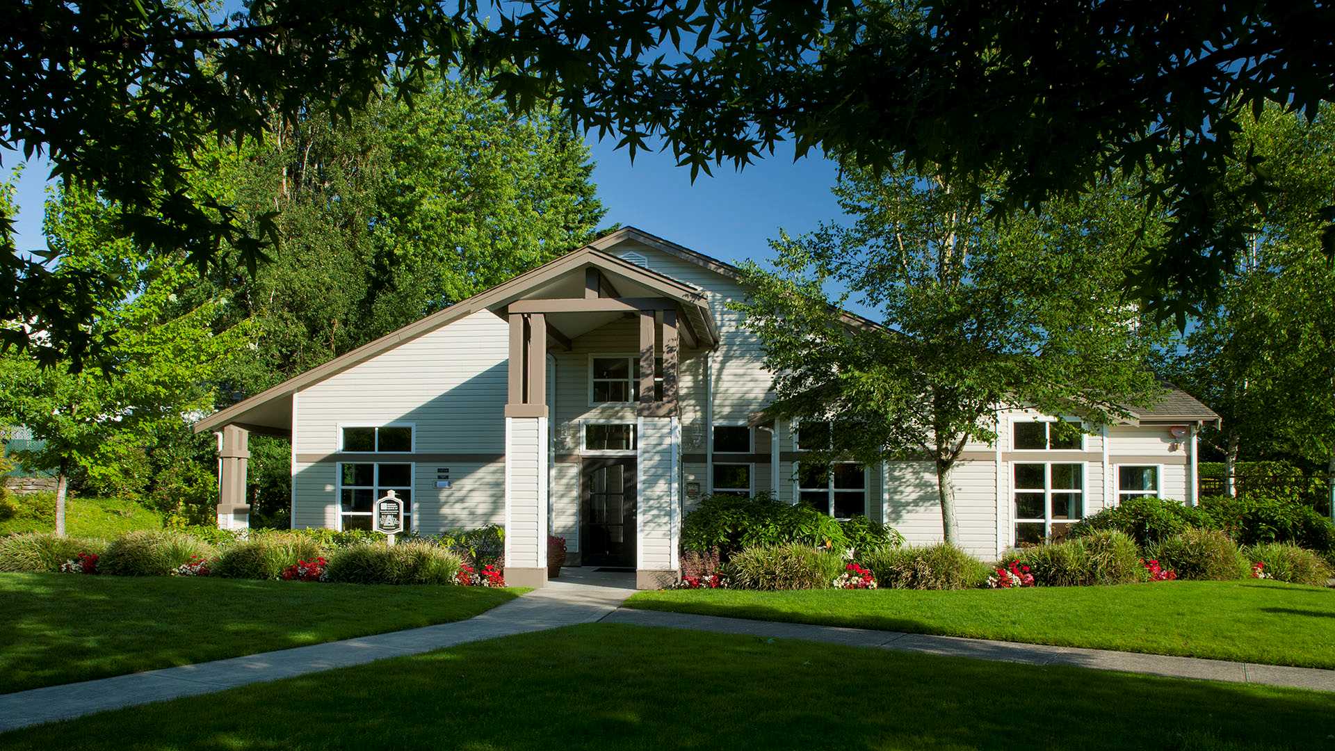 Fairwood apartments near Valley Med Center - Benson Downs Clubhouse Exterior