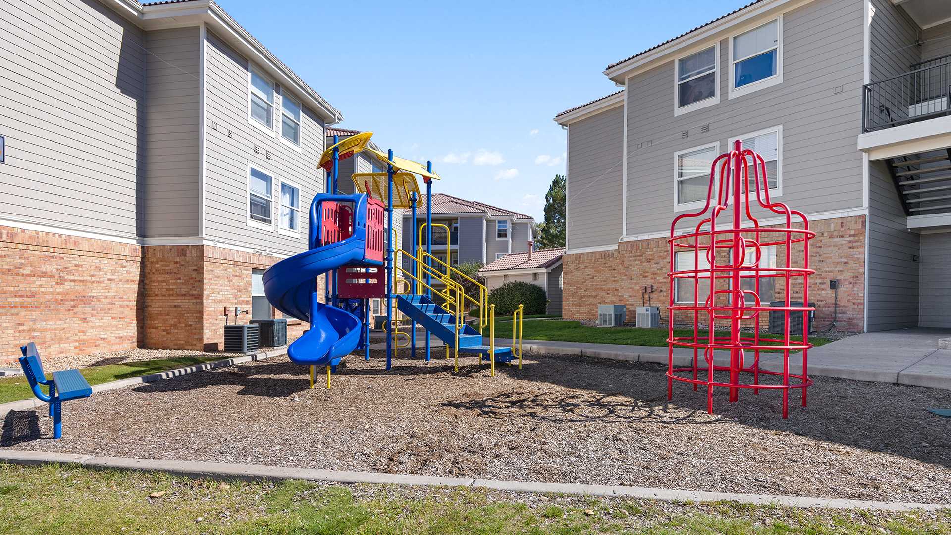 Highland Square Crossing Playground Denver CO - apartments 80231