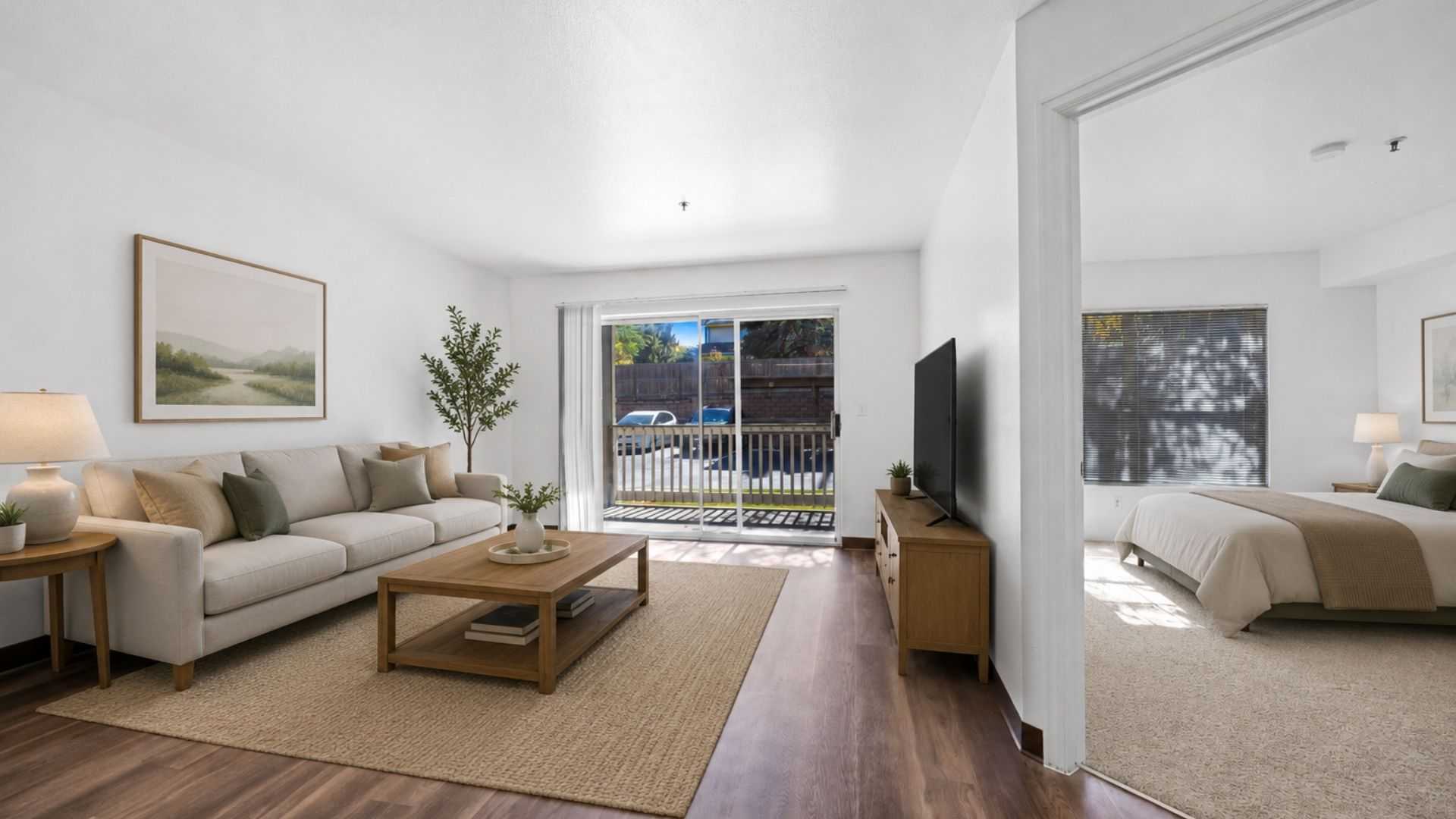 Jefferson Square Living Room Denver CO - Hampden South