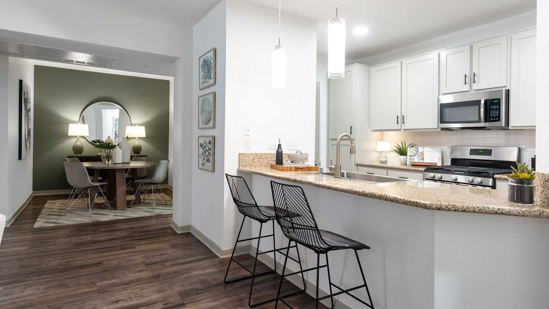Renovated San Diego Apartments for Rent - Mira Bella - Kitchen
