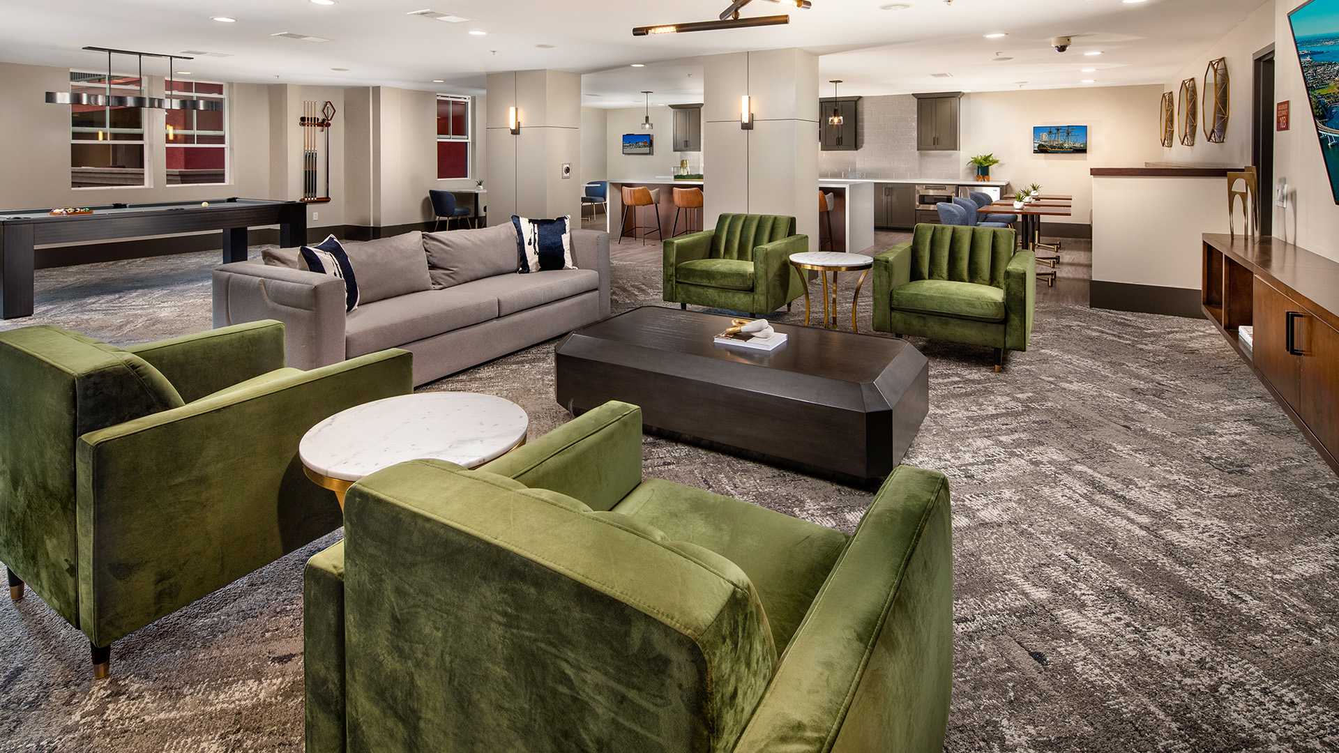 San Diego Apartments near Miramar - Mira Bella - Resident Lounge