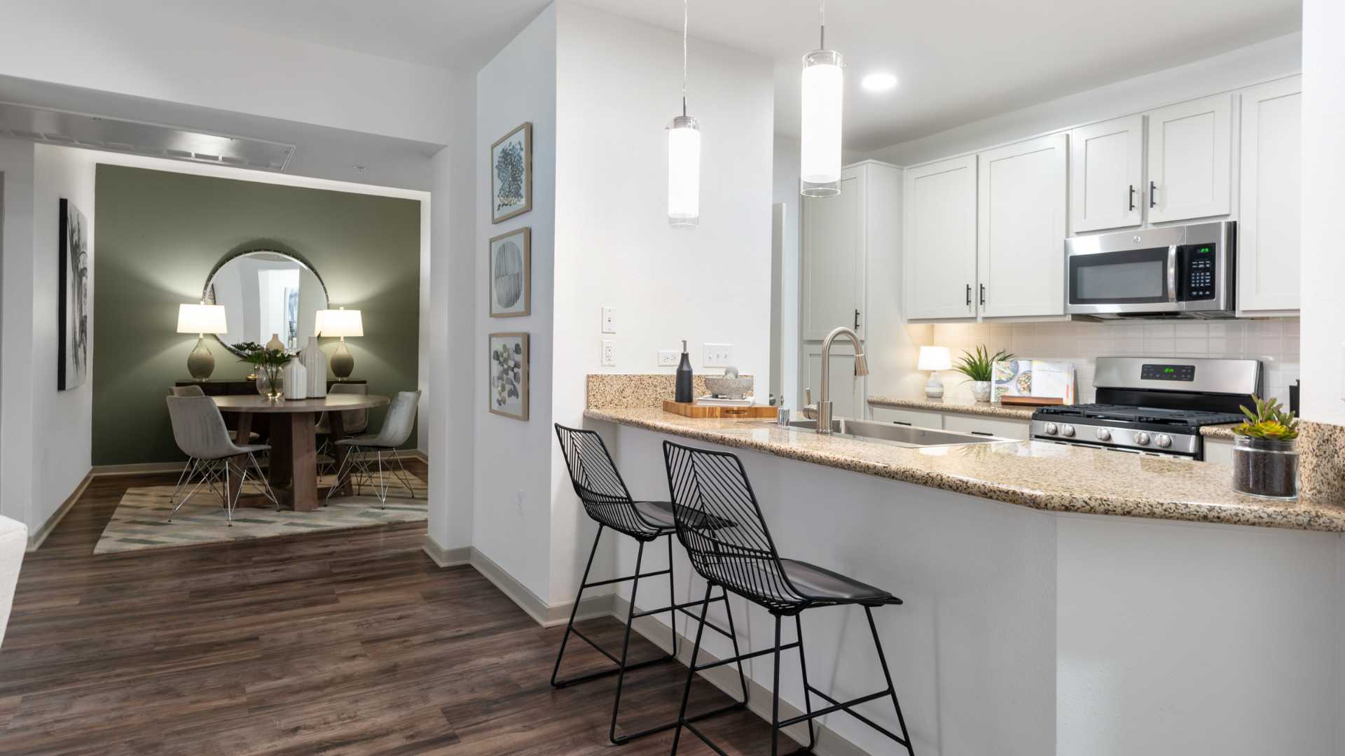 Renovated San Diego Apartments for Rent - Mira Bella - Kitchen
