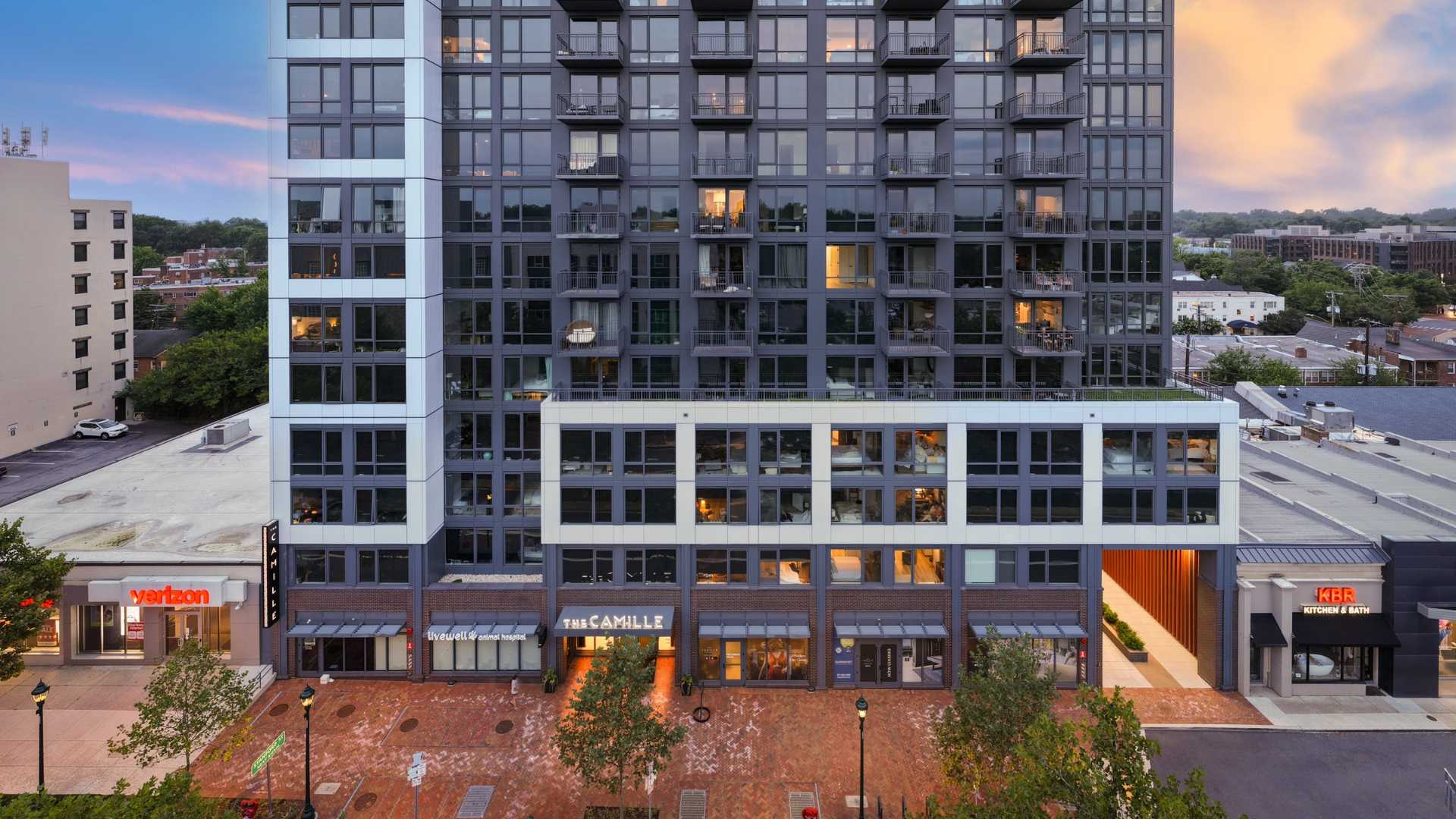 The Camille - apartments in Bethesda - entrance