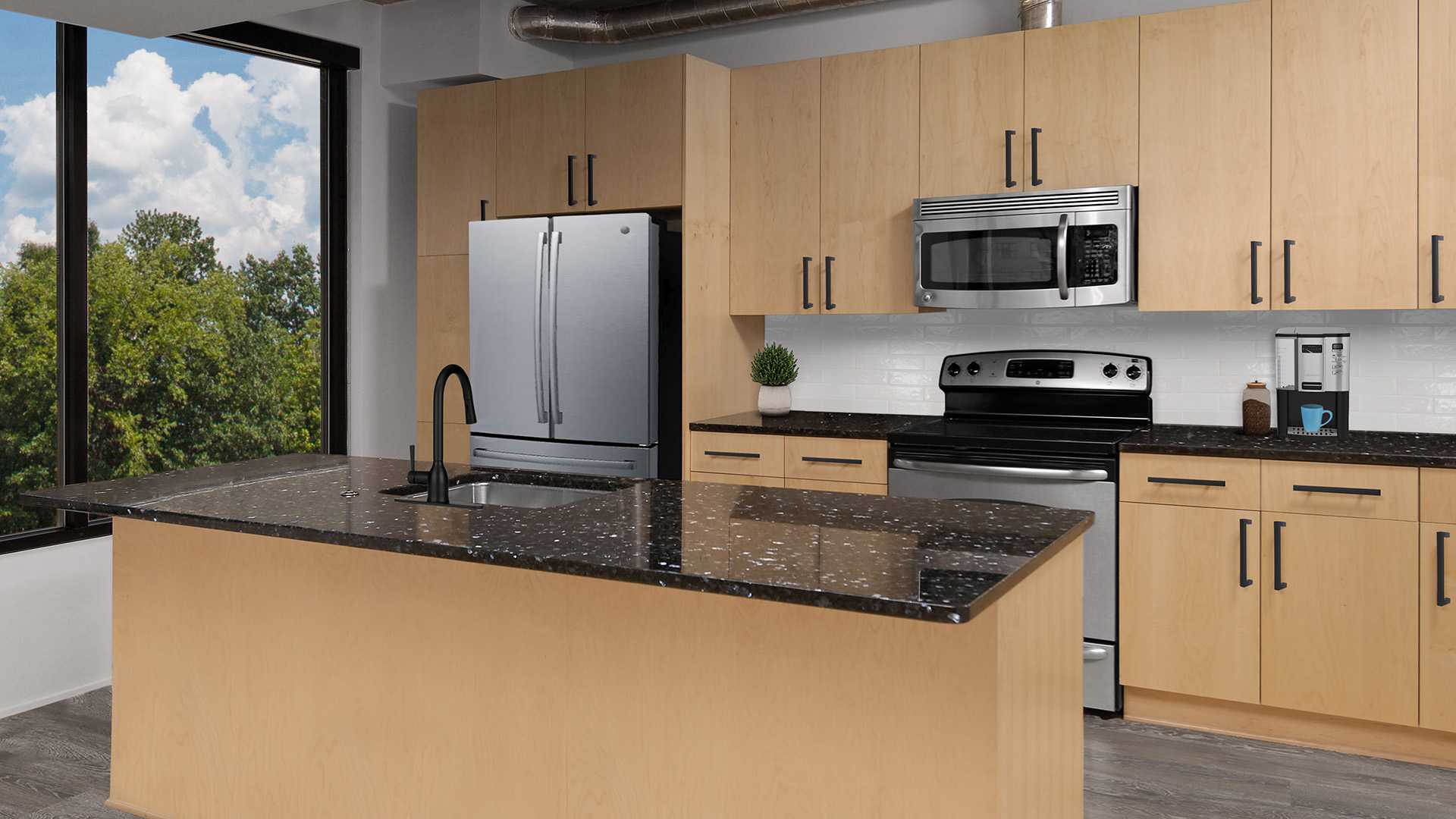 Zoso Flats - Stylish kitchens - apartments for rent in arlington va