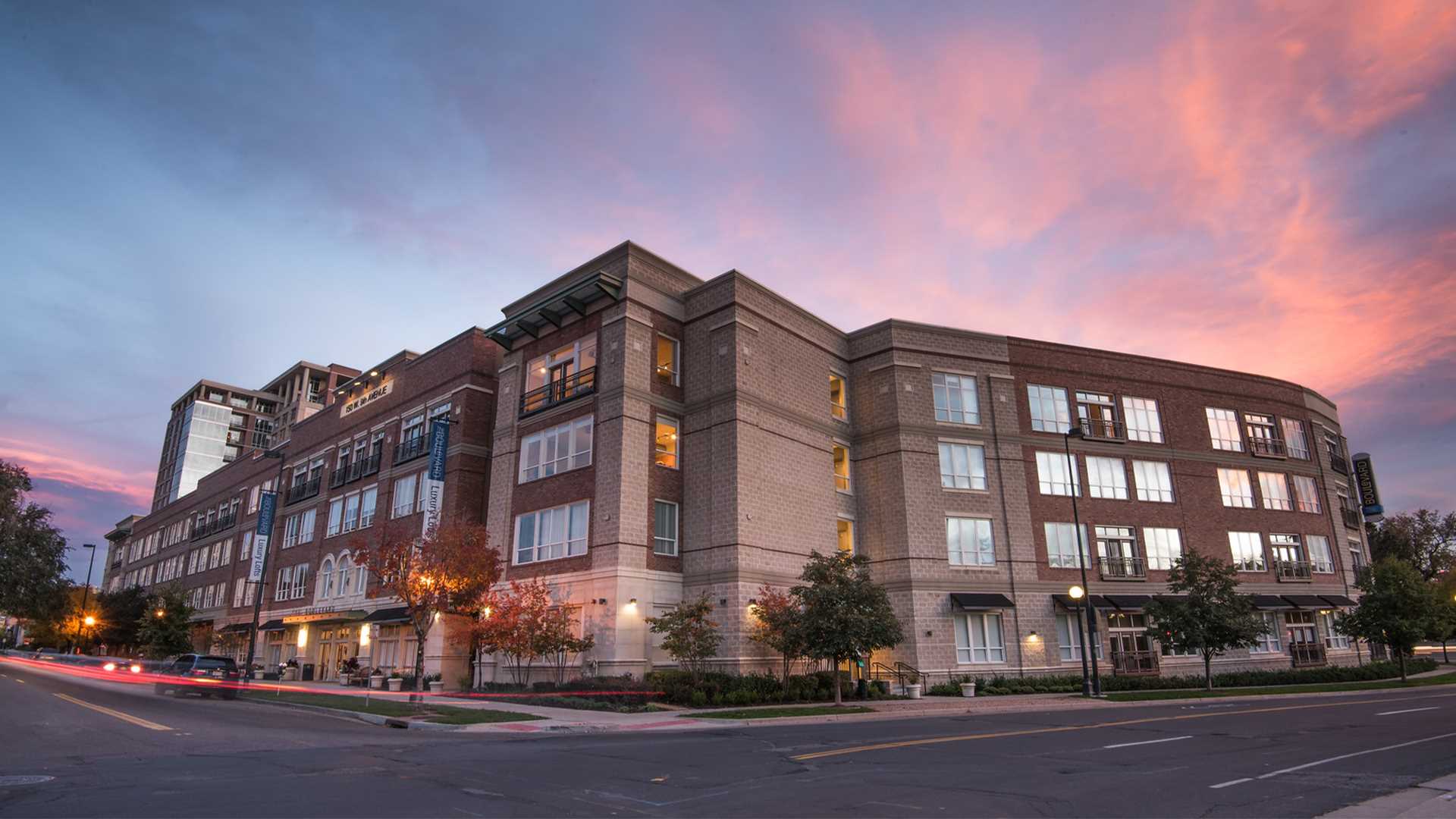Golden Triangle apartments for rent in Denver - The Boulevard Apartments Building Exterior