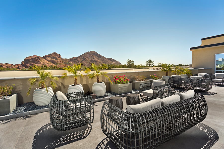 Citrine Apartments in Phoenix - Rooftop Deck